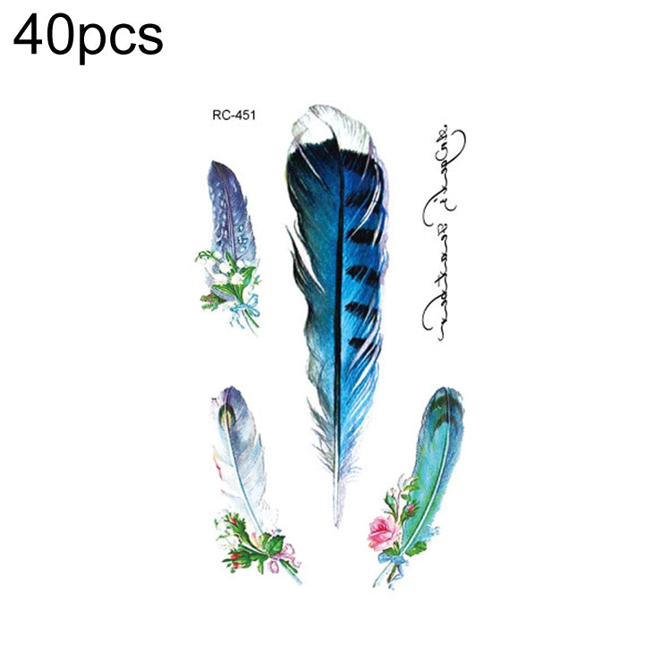 40 PCS Waterproof Small Fresh Tattoo Stickers
