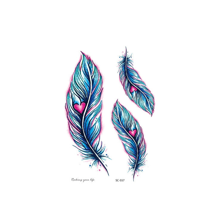 20 PCS Waterproof Flower Arm Tattoo Sticker
