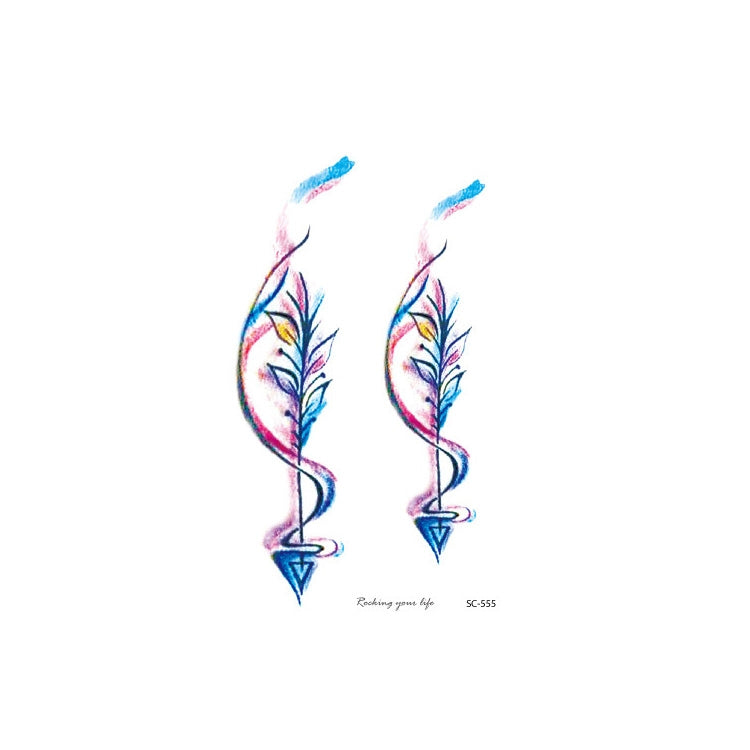 20 PCS Waterproof Flower Arm Tattoo Sticker