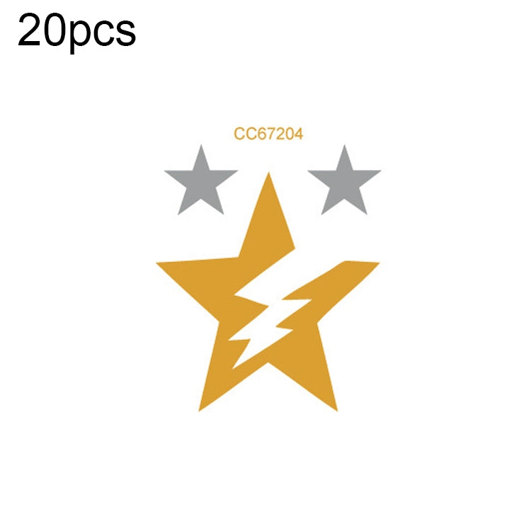 20 PCS Waterproof Bachelor Party Hot Stamping Wedding Bridal Tattoo Stickers