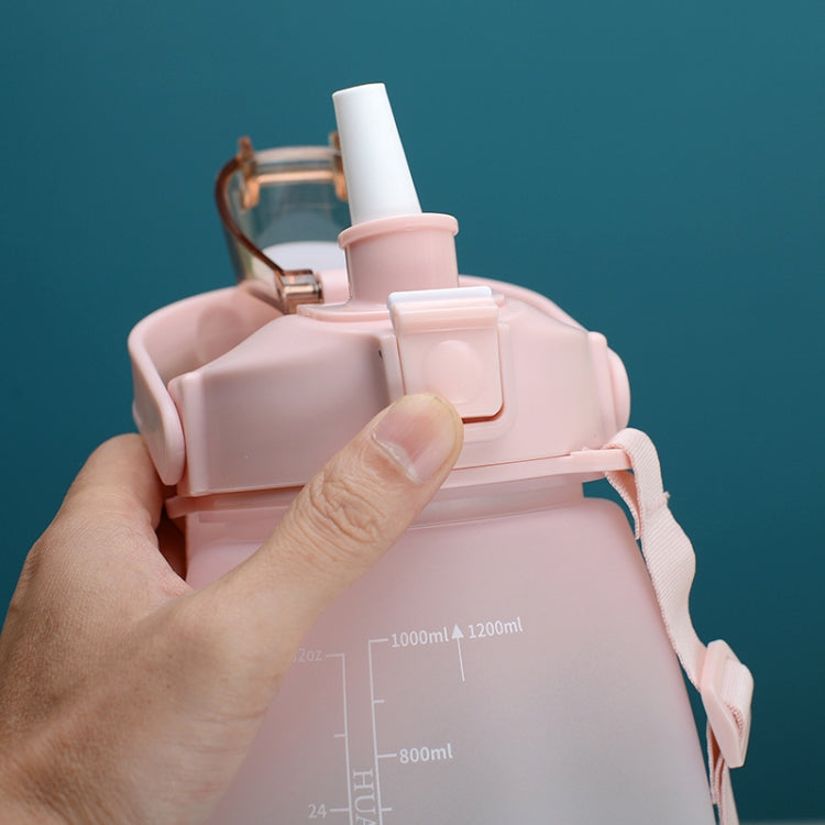 Portable Large Belly Water Cup High Temperature & Drop Resistant Straw Cup