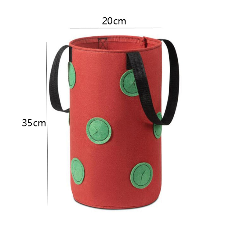 Multi-Mouth Hanging Strawberry Plant Bag With 13 Holes