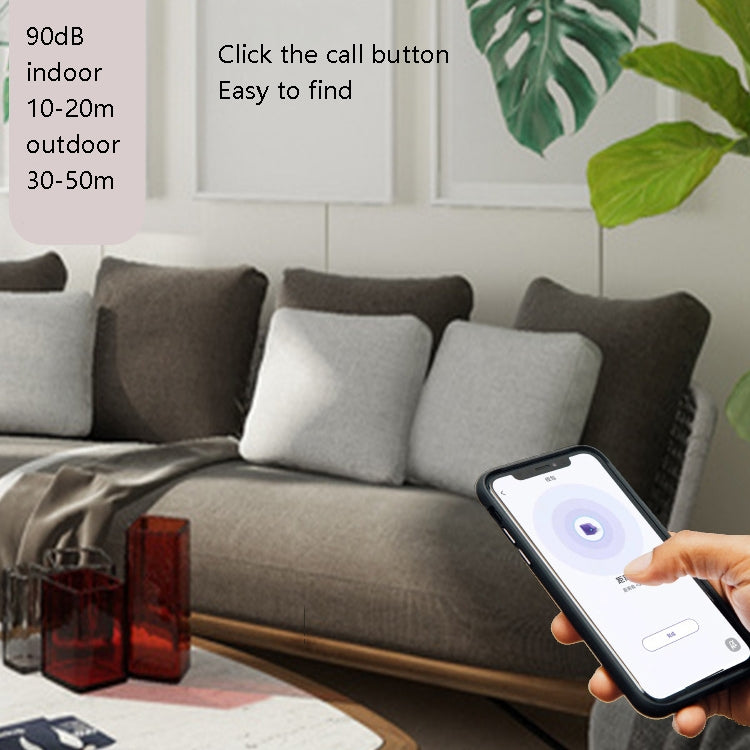 T1 Intelligent Bluetooth 5.0 Locator Bidirectional Alarm Tracker with Keychain