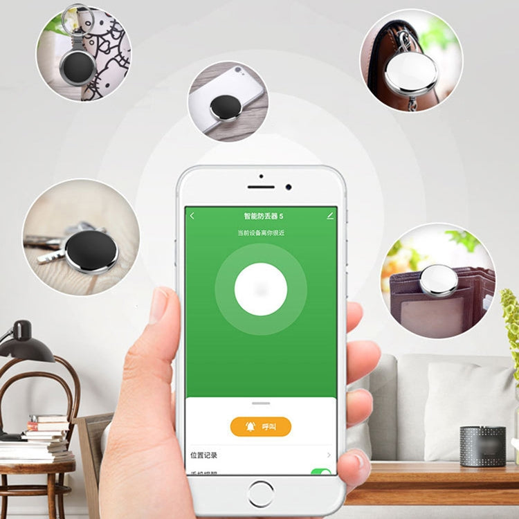 T1 Intelligent Bluetooth 5.0 Locator Bidirectional Alarm Tracker with Keychain