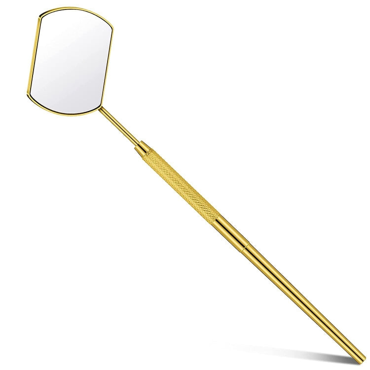 Eyelash Extension Handheld Inspection Mirror Rectangular Lens Anti-Warping Root Anti-Fog Mirror Eyelash Mirror, Color Classification: Colorful