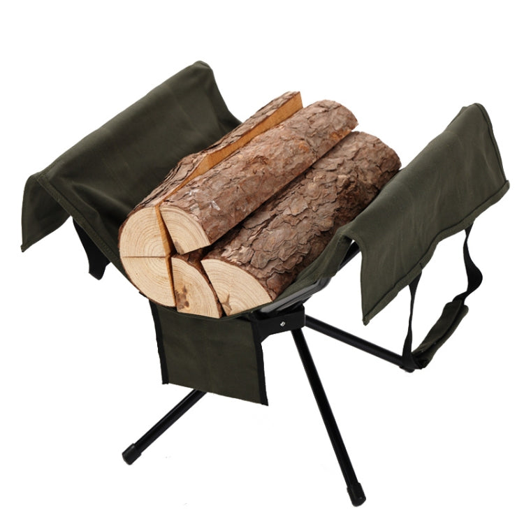 MT-FF001 Outdoor Wild Aluminum Alloy Firewood Rack Portable Folding Firewood Storage Frame
