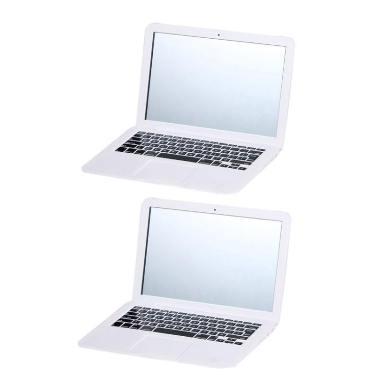 2 PCS Notebook Portable Mirror Desktop Single-sided Mirror
