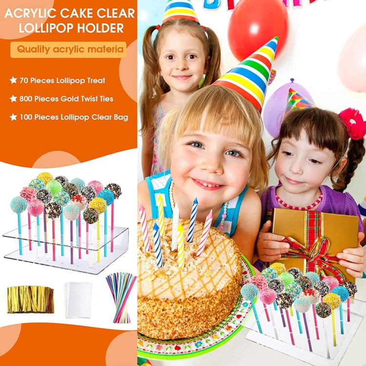 2pcs / Set 20-Hole Lollipop Stand Snack Stick Display Stand