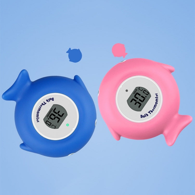 2 PCS Little Fish Baby Bath Electronic Thermometer Bathtub Pool Water Thermometer