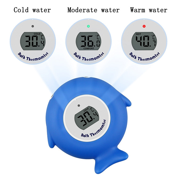 2 PCS Little Fish Baby Bath Electronic Thermometer Bathtub Pool Water Thermometer