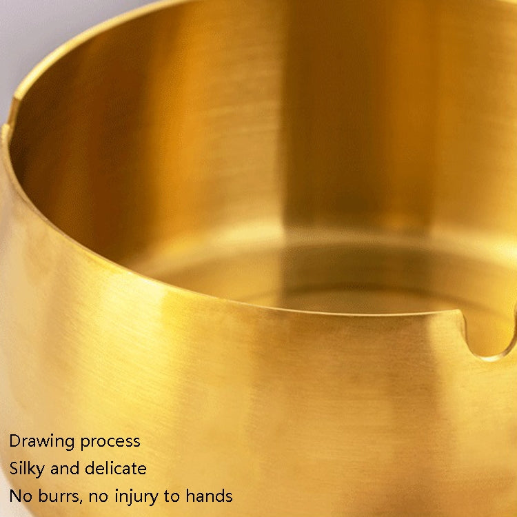 Thickened Stainless Steel Ashtray Windproof And Drop-Proof Ashtray