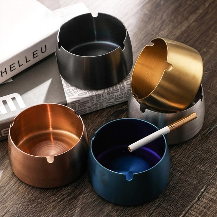 Thickened Stainless Steel Ashtray Windproof And Drop-Proof Ashtray