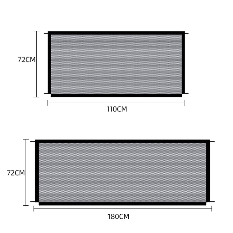 Pet Protective Fence Dog Isolation Net, Size：