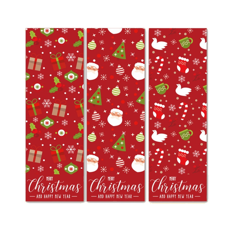 30 Sheets /Pack Christmas Rectangle Sticker Gift Box Sealed Sticker