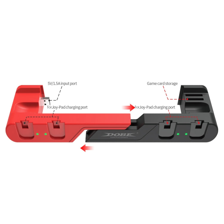 DOBE TNS-0122 4 In 1 Gamepad Charging Dock For Switch OLED