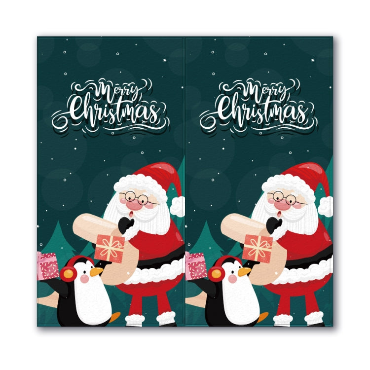 Merry Christmas Rectangular Gift Box Seal Stickers