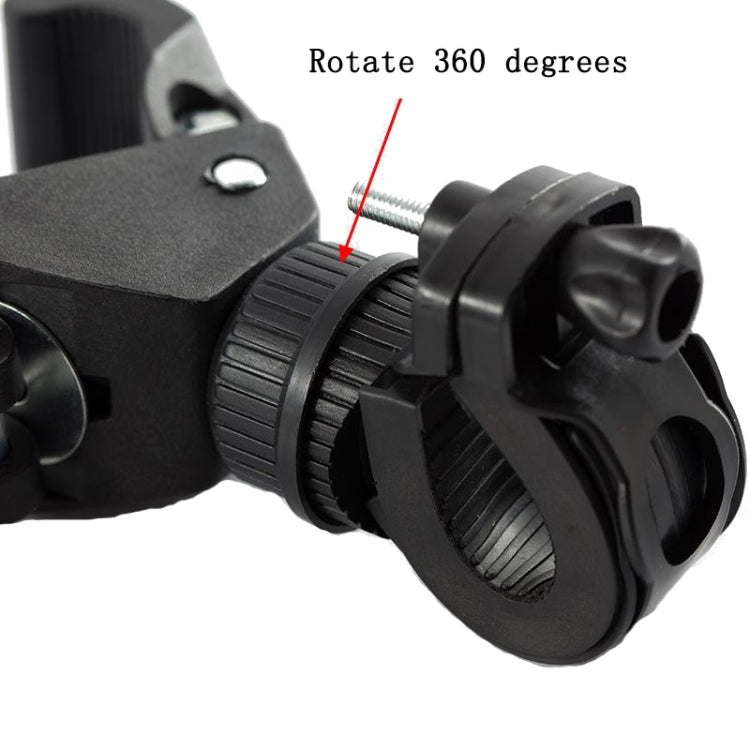 3 PCS Bicycle 360 Degree Rotating Lamp Holder Lamp Clip