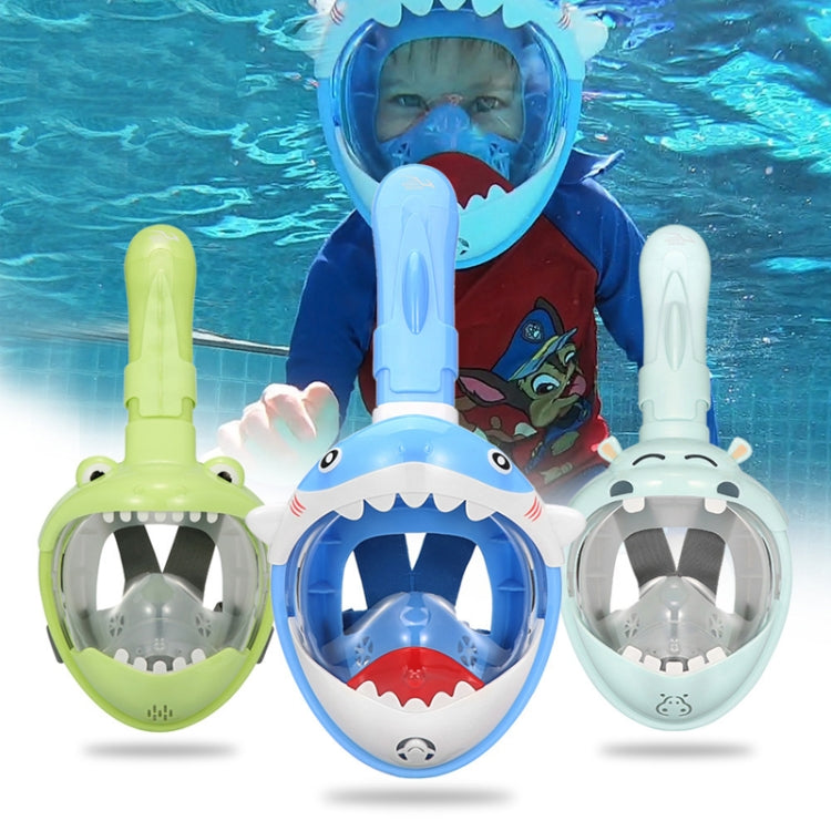 Cartoon Kids Full Dry Diving Mask Swimming Anti-Fog Snorkeling Mask