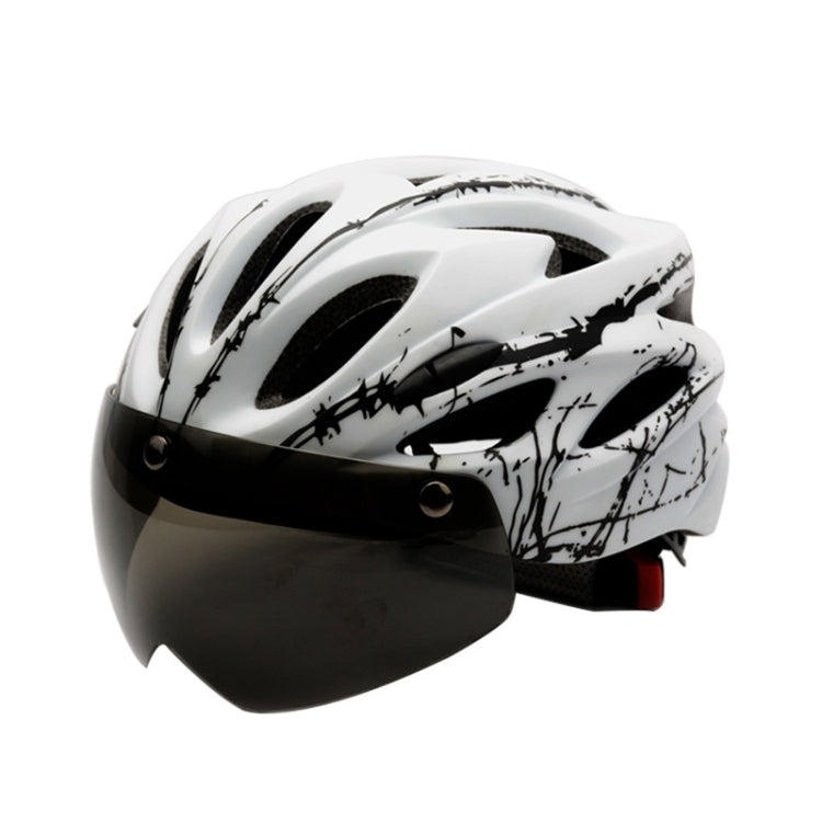 RZ285 Bicycle Outdoor Riding Helmet With Goggles