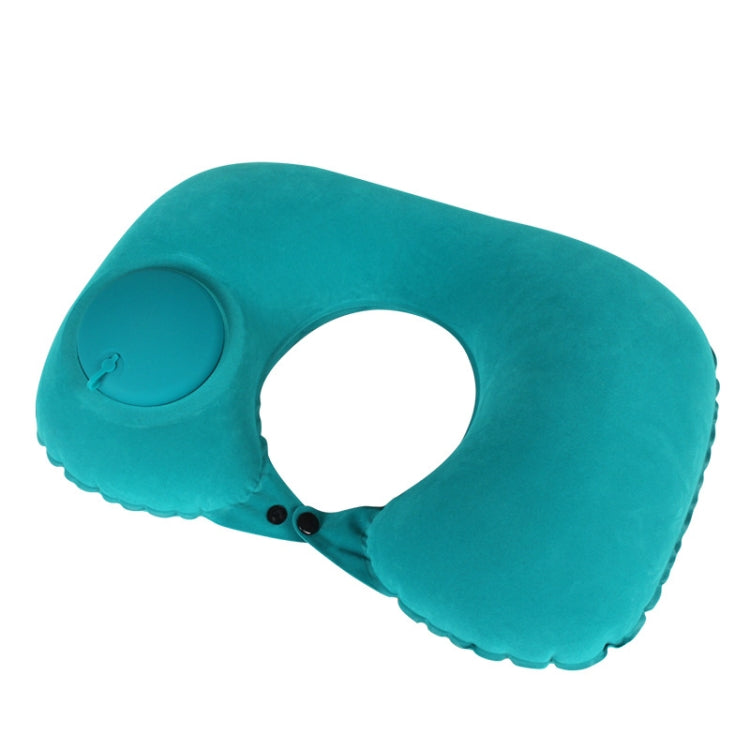 Travel Inflatable Press U-Shaped Neck Guard Pillow