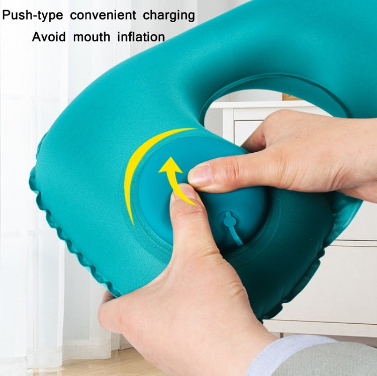 Travel Inflatable Press U-Shaped Neck Guard Pillow