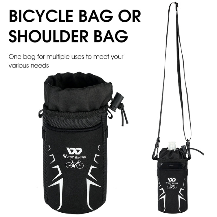 WEST BIKING Bicycle Insulated Water Bottle Bag