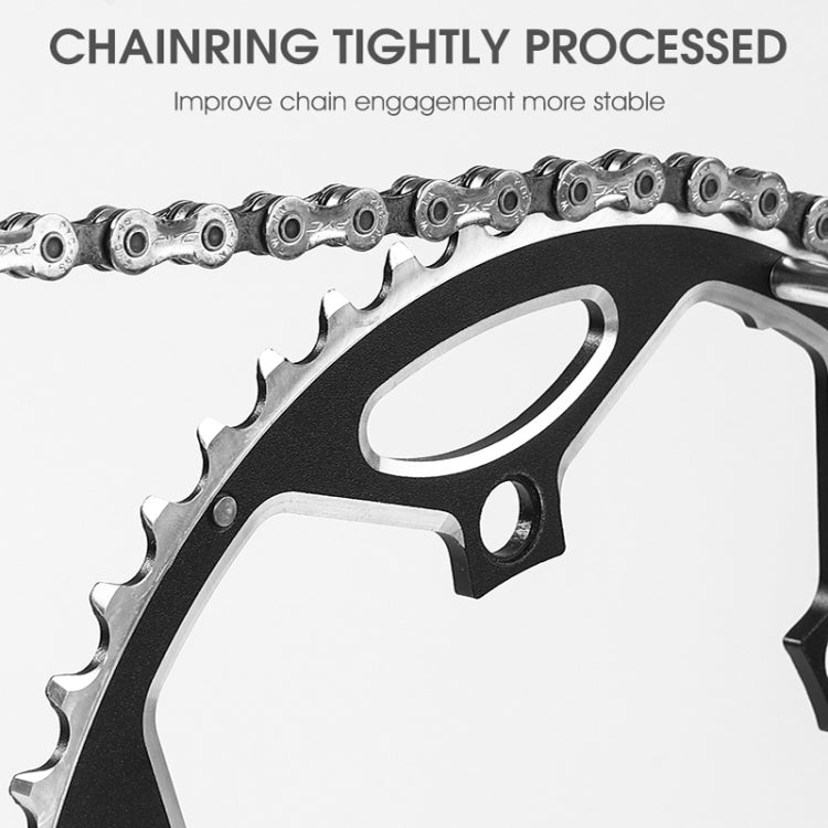 WEST BIKING 2-Piece 53t-39t Road Bike Aluminum Alloy Gear