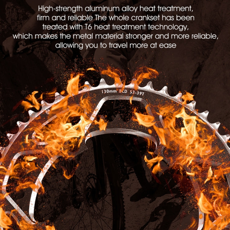 WEST BIKING 2-Piece 53t-39t Road Bike Aluminum Alloy Gear