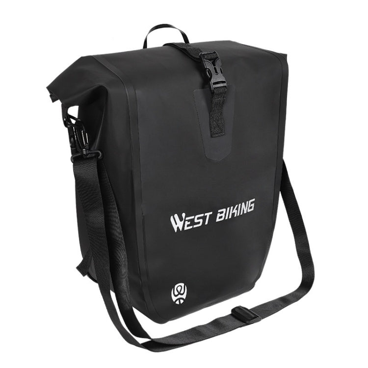 WEST BIKING 25L Mountain Bike Shelf Waterproof Reflective Camel Bag