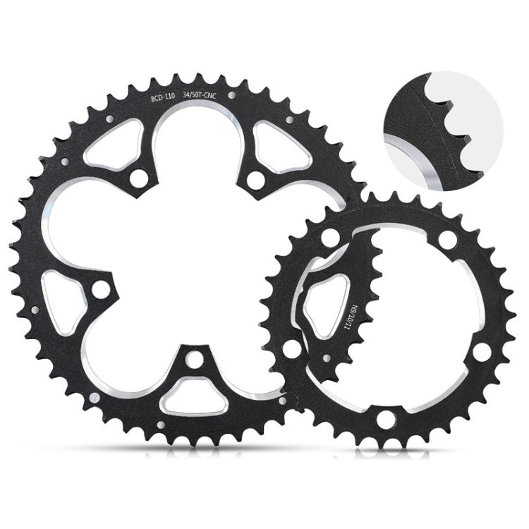 WEST BIKING 34T-50T Road Bike Racing Folding Chainwheel