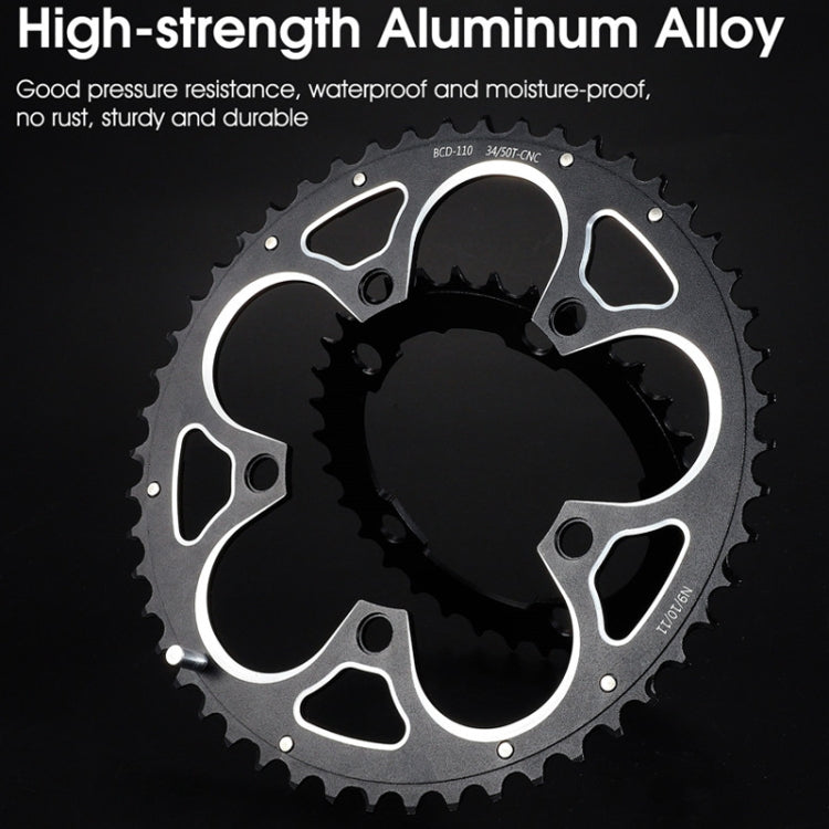 WEST BIKING 34T-50T Road Bike Racing Folding Chainwheel