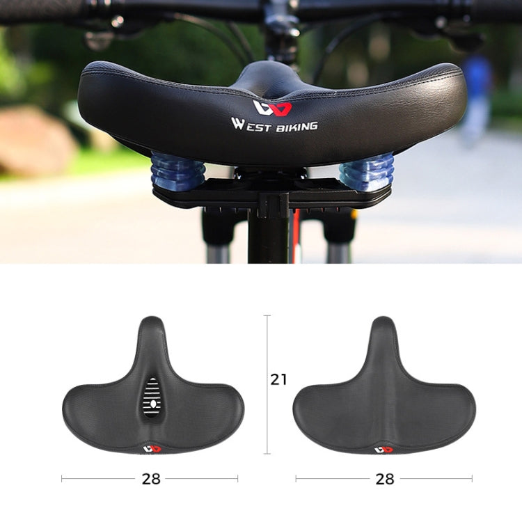 WEST BIKING Bicycle Big Butt Shock Absorption Soft Saddle