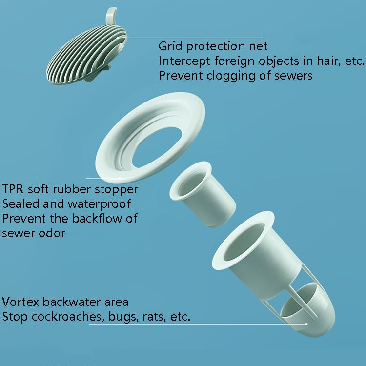 LSWY15 Toilet One-Way Drainage And Odor-Proof Basin Floor Drain
