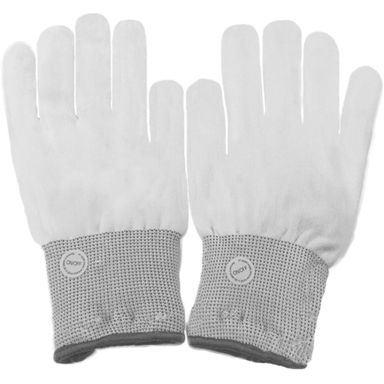 1 Pairs Hand Bones LED Glowing Gloves