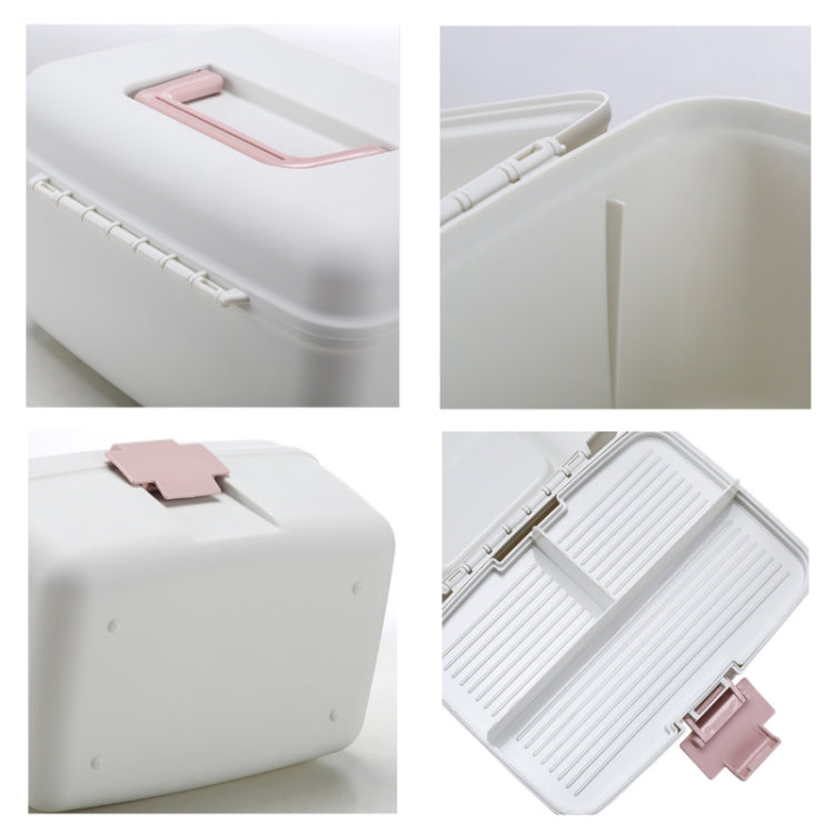 Household Sealed And Divided Double-Layer Portable Medicine Box