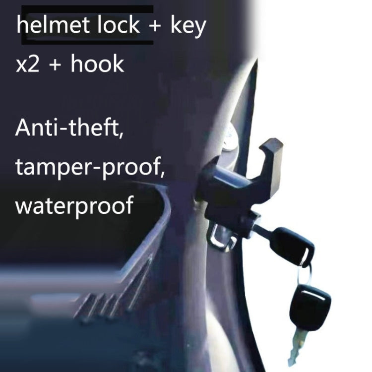 3 Sets Motorcycle Helmet Fixed Lock Hook