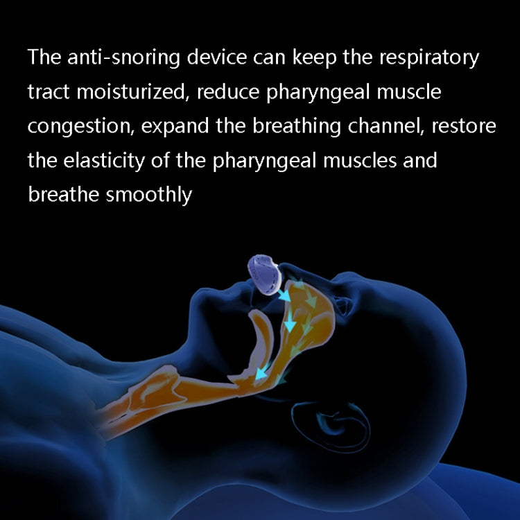 QC-002 Portable Chargeable Electric Anti-Snoring Device