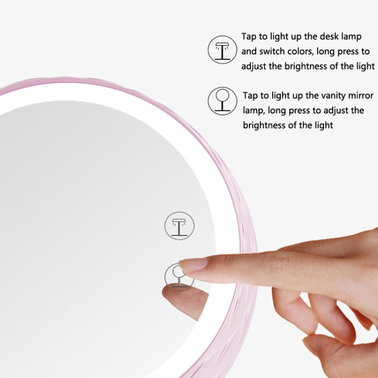 GJ-101 Home LED Desktop USB Makeup Mirror