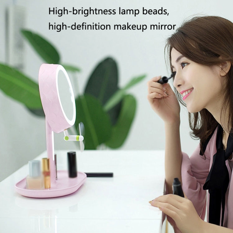 GJ-101 Home LED Desktop USB Makeup Mirror