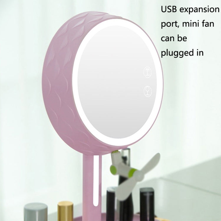 GJ-101 Home LED Desktop USB Makeup Mirror