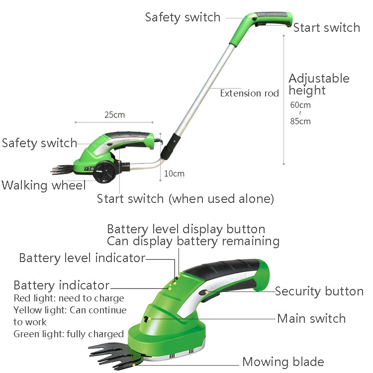 GT02 Electric Pruning Machine Portable Lawn Mower