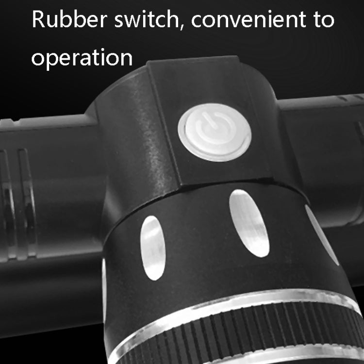 7602 LED USB Charging Telescopic Zoom Bicycle Front Light, Specification: