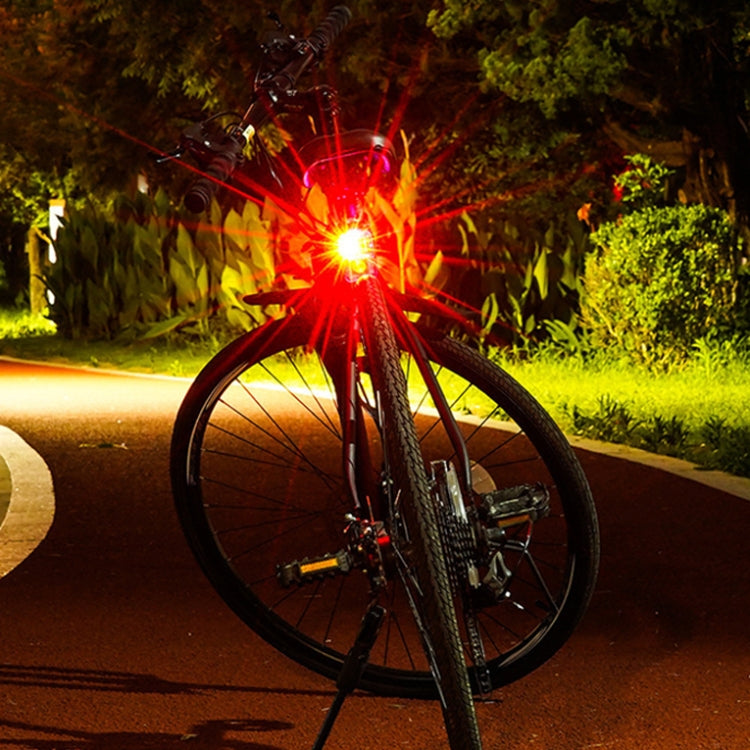 2 PCS AS-08 200LM Aluminum Alloy LED Bicycle Taillight