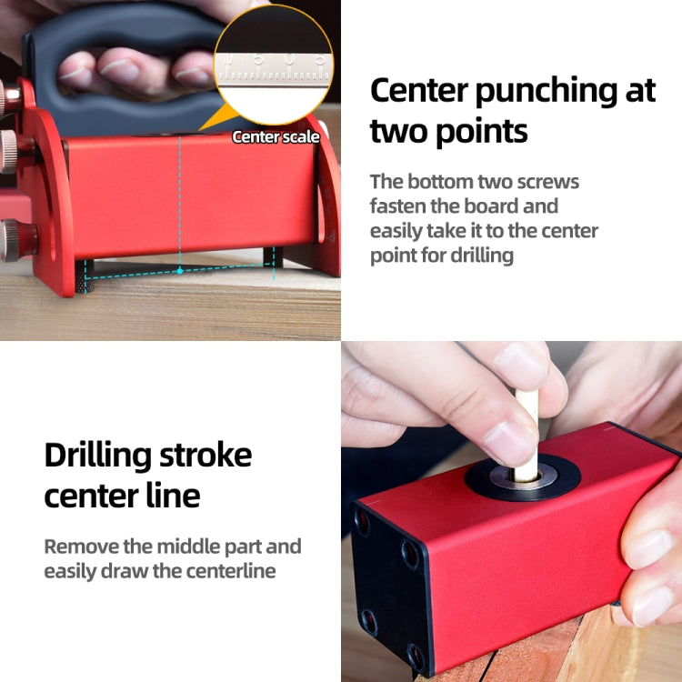 Aluminum Alloy Woodworking Inclined Hole Locator Punching Locator