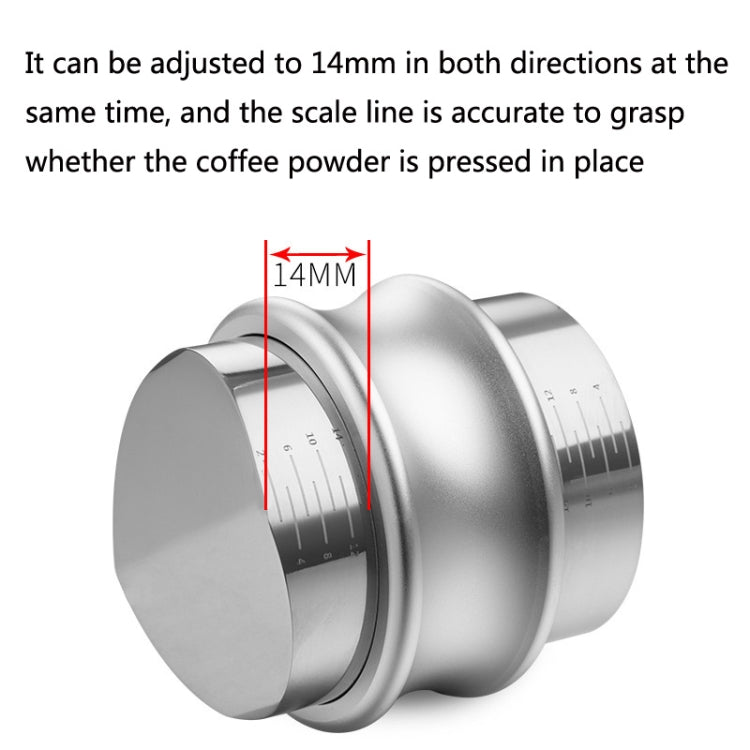 ENB-11 51mm Stainless Steel Coffee Cloth Powder Dispenser Coffee Machine Handle Universal