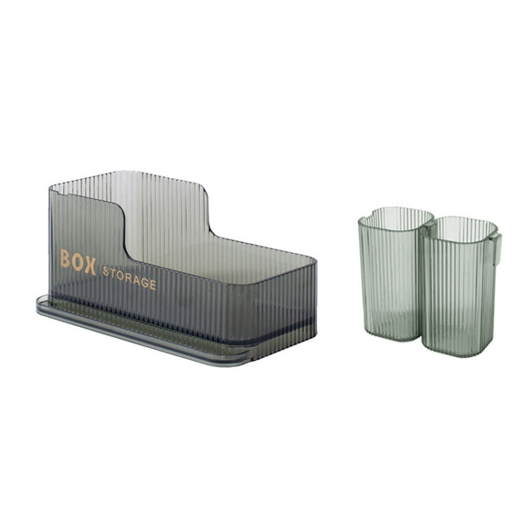 4071 Desktop Jewelry Lipstick Makeup Brush Storage Box