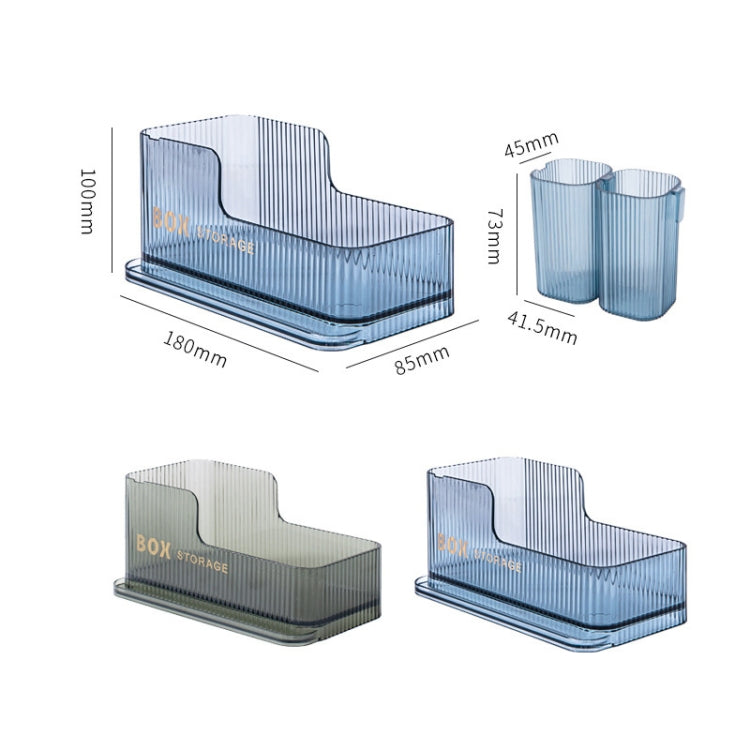 4071 Desktop Jewelry Lipstick Makeup Brush Storage Box