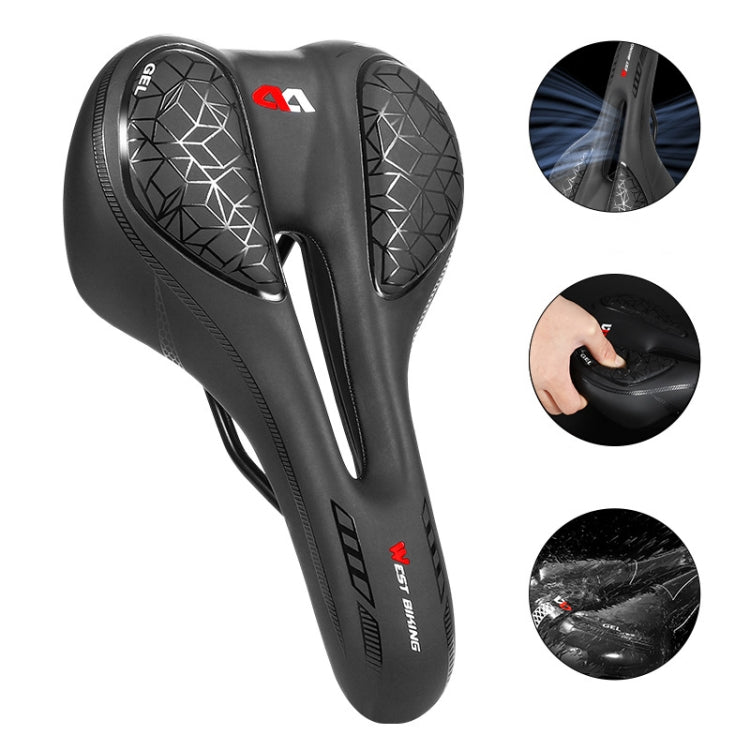 WEST BIKING Bicycle Riding Comfortable Silicone Saddle, Style: