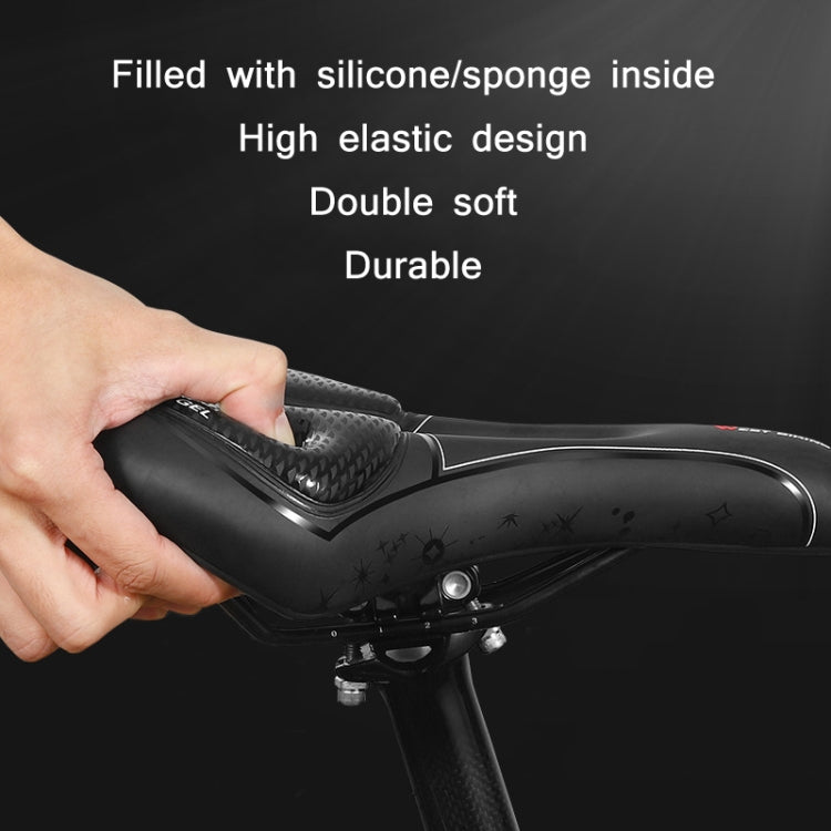 WEST BIKING Bicycle Riding Comfortable Silicone Saddle, Style: