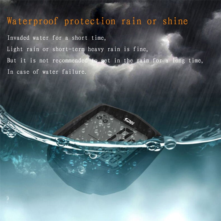 SUNDING SD-581 Bicycle Wired Code Meter Speedometer Odometer